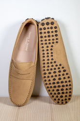 BONIFACIO – Mocassins Bride Nubuck – Homme – Daim